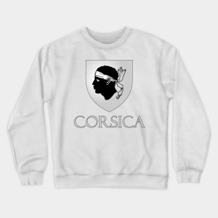 Corsica - Coat of Arms Design Crewneck Sweatshirt